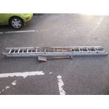 Aluminium Ladders, syth, fork, spade