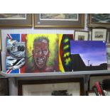John Jones Artwork, 'In the Eyes of Brexit', 'The Signal', 'Serve Ice Cold', 'SCO1 Blue', 'The