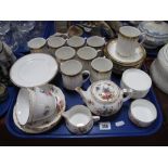 A Paragon 'Athena' Coffee Ware, of eighteen pieces, Hammersley tea for two:- One Tray