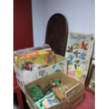 A Merit 'Rocket Set', Bendy nursery birds, Corinthian bagatelle, puzzles, other toys.