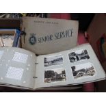 Six Senior Service Albums, including Railways, British scenes.