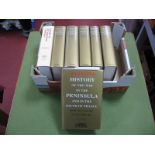 History of The War in The Peninsula and in The South of France 1807-1814, six volumes by W.F.P