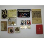 WWII - QEII Trio of Medals, consisting of War Medal, QEII Silver Jubliee Medal, 1952-1977 and QEII