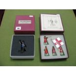 Two Boxed White Metal Model Figures, by John Jenkins Designs, Samuel De Champlain, certified 146