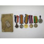 WWI Trio of Medals, consisting of 14/15 Star, War and Victory medals, to:56647 Private E. Smith