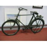 A Post War Men's Bicycle by Philips of Birmingham, with a Brooks saddle. Finished in khaki to