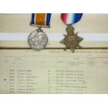 WWI Pair of Medals, consisting of 14/15 Star and War Medal, to 12350 Private F. Furniss Yorks and