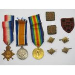 A GV WWI Medal Trio, consisting 1914-15 Star, War and Victory Medals to 2nd Lieutenant G. Cooper