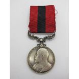 An Edward VII Distinguished Conduct Medal, over cleaned, no name.