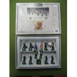 A Boxed W Britain White Metal Model Military Figure Set, Royal Marines (ten figures).