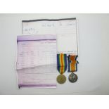 A WWI Pair of Medals, consisting of War and Victory Medals to G-30869 private W.J Buxley Royal