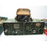 Three Mid XX Century Military Radios, British reception set R.216 2A 41801, British reception set