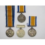 A WWI Pair of Medals, comprising War and Victory Medals to 235561 Private T.A. Atchison, York &