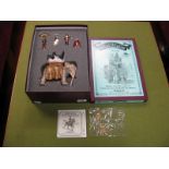 A Boxed W Britain White Metal Model Figure Set, #08956 The Delhi Durbar - Duke and Duchess of
