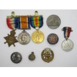 WWI Trio of Medals, consisting of 14/15 Star, War and Victory Medals to 18486 Private T.W. Mosley