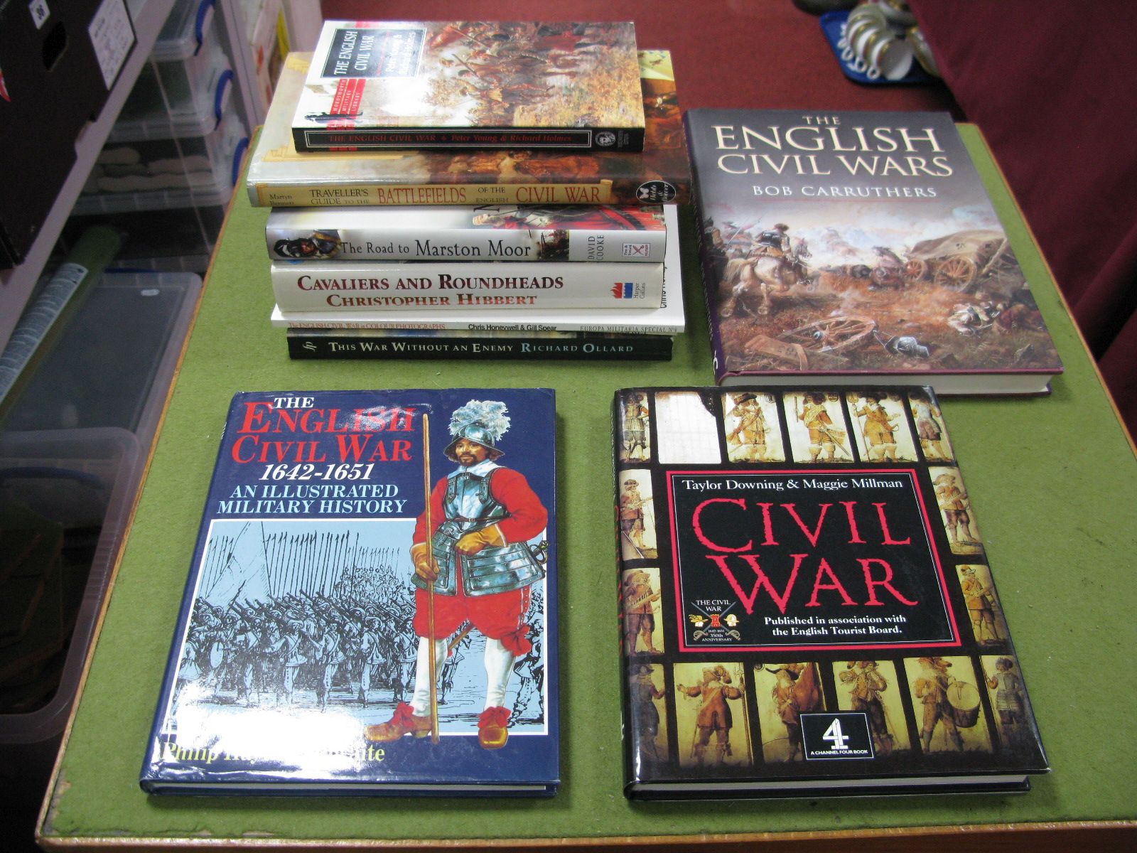 Ten Publications Covering The English Civil War, including hardcover - The English Civil Wars, by