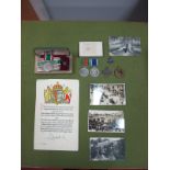 A WWII - QEII Family Group of Medals, consisting of WWII Defence Medal, Police Exemplary Service