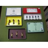 Three Sets of White Metal Model Figures, by Little John Miniatures, a Leeds manufacturer including