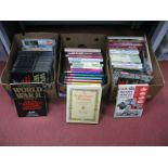 Three Boxes of Military Books, including Featherstones Complete Wargaming by Donald Featherstone,