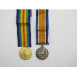 A WWI Pair of Medals, consisting of War and Victory medals to 47815 Private A.Hogg Kings Own