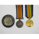 WWI Pair of Medals, consisting of War and Victory Medals, to M2-193346 Private J. Hudson Army