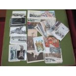 A Quantity of Postcards Mainly of WWI Themed, Bruce Bairnsfather noted .