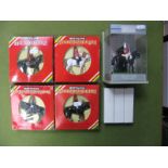 Eight Boxed W. Britain White Metal Model Figures, as a set and single figures including The London