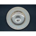 A Hallmarked Silver 'Armada' Dish, RC, London 1978, 9.5cm diameter.