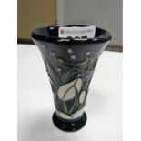 A Moorcorft Pottery Miniature Vase in the 'Winter Wonder' Pattern by Rachel Bishop, shape 87/3,