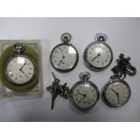 Kienzle, Smiths, Ingersoll and Other Openface Pocketwatches, and watch chains.