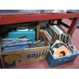 Records, books, prints, typewriter:- Two Boxes