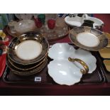 Soho Pottery Ltd 'Solian Ware' Dish, plates, comport, etc:- One Tray