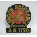 A "London Assurance" Tin Plate 'Fire Mark'.