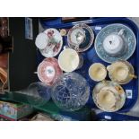 Crown Devon, Wedgwood, Doulton and other Ceramics:- One Tray