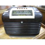 A Bush DAC 10 Bakelite Radio 1940's.