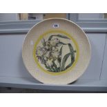 Royal Doulton 'Iris' Pattern Pottery Charger, 38cm diameter.