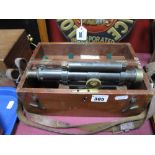 A XX Century Telescope, bearing label "Repaired and Adjusted by E.R. Watts & Son Ltd, Camberwell,