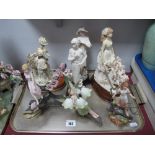 Wedgwood Collectables, Autumn, Spring and Winter, Leonardo figures etc:- One Tray