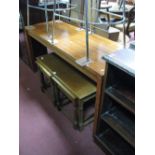 A Gordon Russell of Broadway Mahogany Rectangular Shaped Table, on square legs (with label).