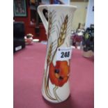 A Moorcroft Pottery Jug in the 'Harvest Poppy' Pattern by Emma Bossons, impressed and painted