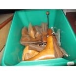 One Box of Wooden Shoe Trees.