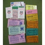 Sunderland Season Tickets, 1976-7 to 81-2. All part complete, away at Bolton, three Semi Final
