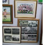 Sheffield United - Two Team Print Montages, plus hall of fame dream team by Alan Adams limited