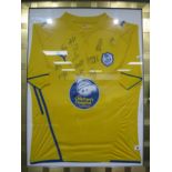 Sheffield Wednesday Yellow Away Shirt By Puma, with children's hospital logo, black pen signed by