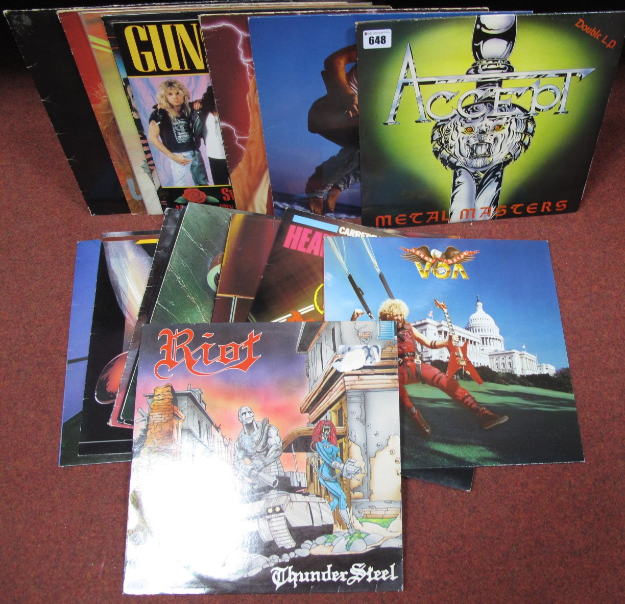 US/UK Metal and Rock - 'Metal For Muthas', Riot, Girl, Guns n' Roses, Force, Hot Spikes, Ramones,
