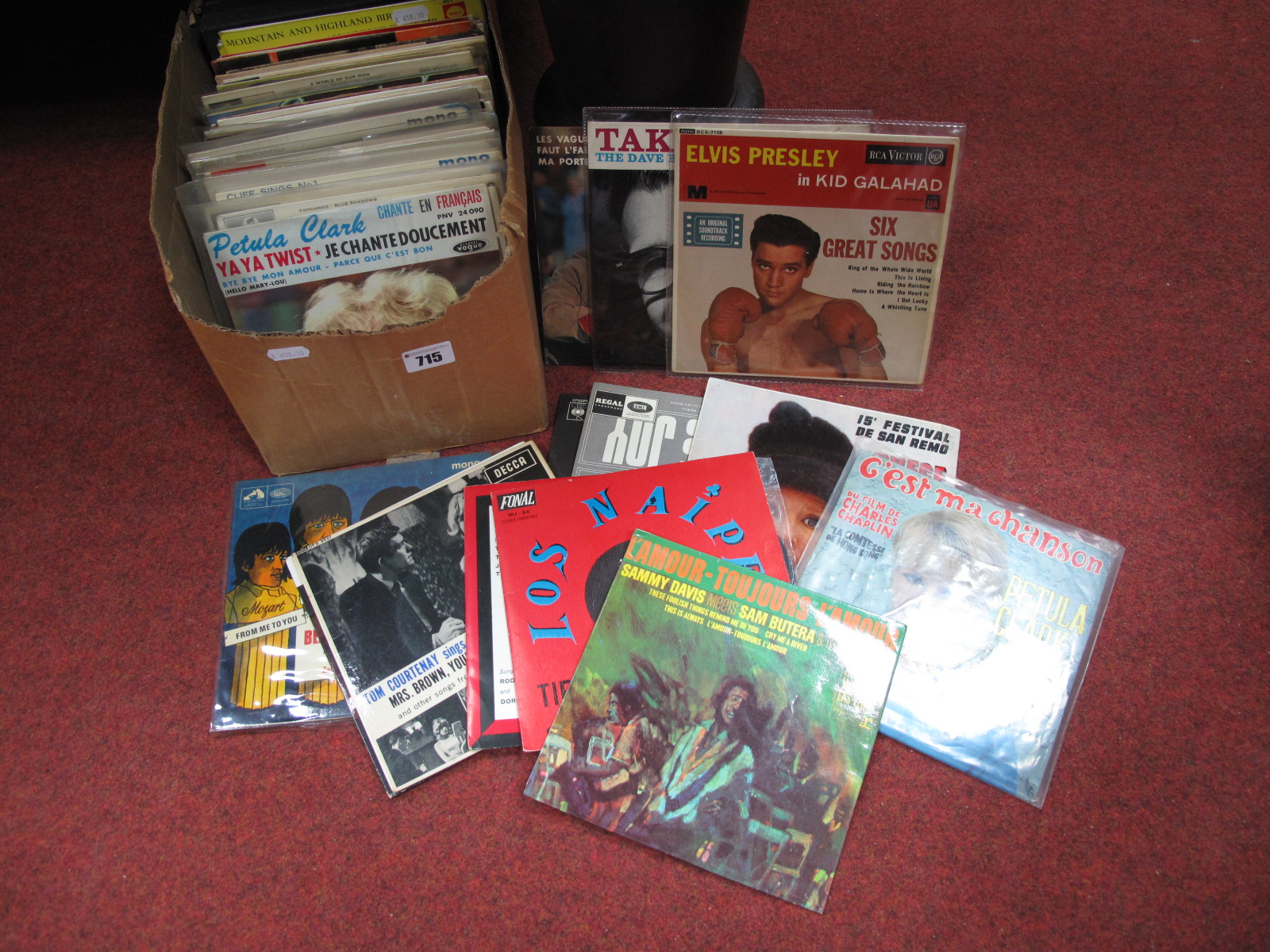 A Collection of Mostly 1960's Picture Sleeve EP's and 7" Singles, various artists (over fifty) etc:-