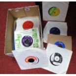 A Small Collection of 45rpm's, to include labels Wand, Mirwood, Atlantic, Tamla, Trojan,