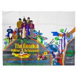 *WITHDRAWN* The Beatles 'Yellow Submarine' Quad Film Poster, 30 x 40in (folded and 7cm tear to