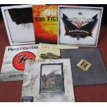 Foo Fighters/Led Zeppelin LP's - a nice collection of six Foo Fighters LP's, Greatest Hits (2009),