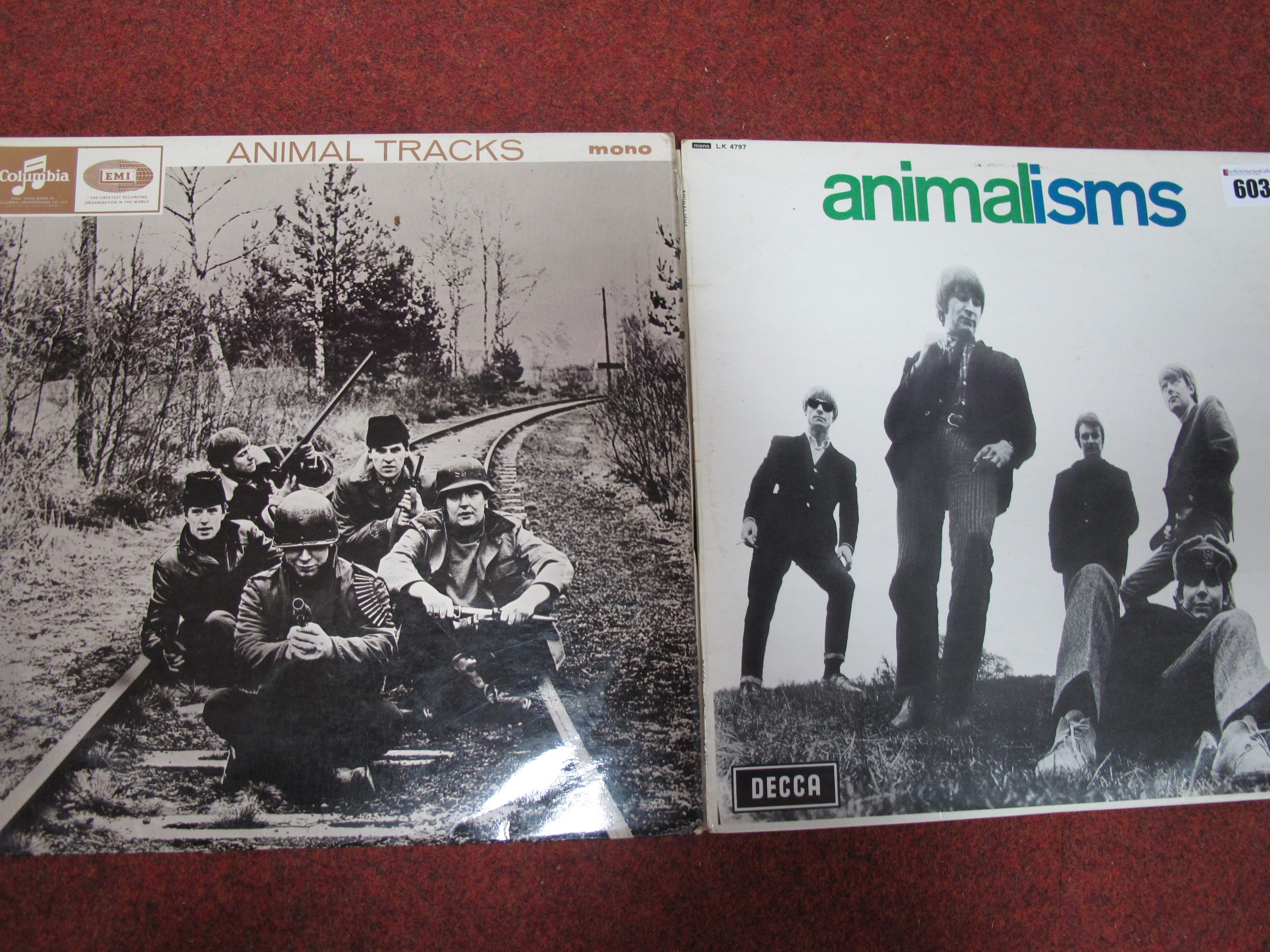 The Animals: 'Animal Tracks' LP, 1965, blue/black Columbia, Mono 33SX 1708, -1/-1 matrix,